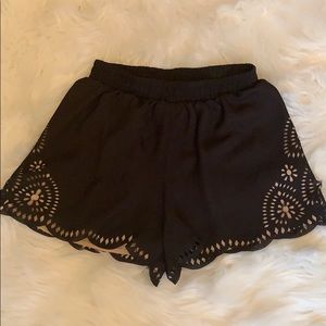 Black shorts by H.I.P.